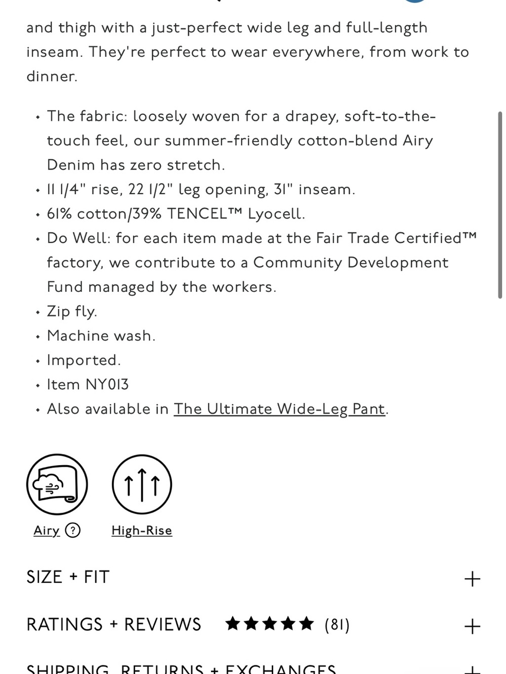 Madewell the Ultimate Wide-Leg Jeans - Picture 6 of 11